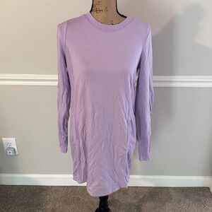 Athleta Light Purple Long Sleeve dress